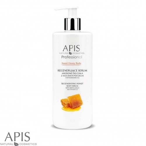 APIS - Sweet Honey Body - Serum za regeneraciju tela sa medom, matičnim mlečom i vitaminom A+E - 500 ml